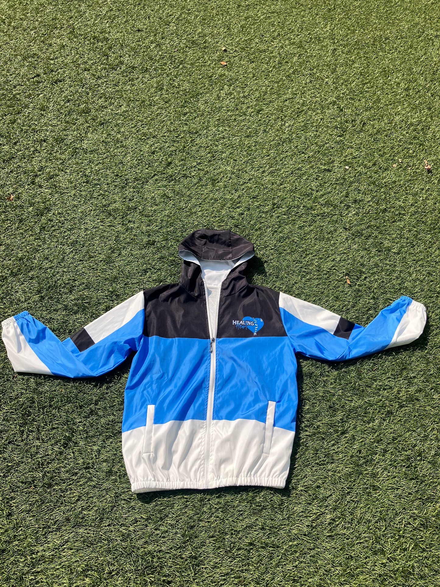 Blue Logo Windbreaker Set